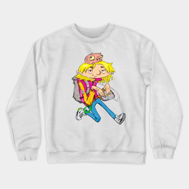 Hey Arnold! Crewneck Sweatshirt by AcidBoiz